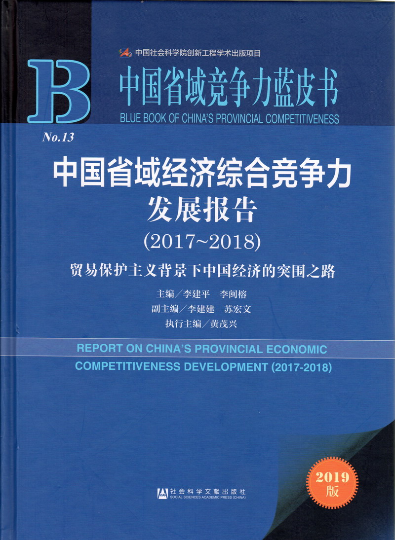 母狗生殖器有白浆中国省域经济综合竞争力发展报告（2017-2018）